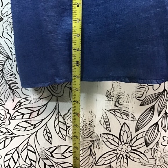 Spaghetti Strung Summer Flowy Boho Relaxed Fit Bobeau Maxi Dress Blue Size XS - Picture 7 of 12